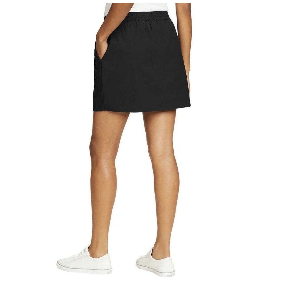 Eddie Bauer Skort Women’s Model “Tulip Hem Skort" Black Size S Hiking / Outdoor